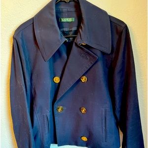 Ralph Lauren military style shorter jacket